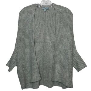 Barefoot Dreams CozyChic Lite Ribbed Shrug Cardi Open Front Cardigan Sage Sz M